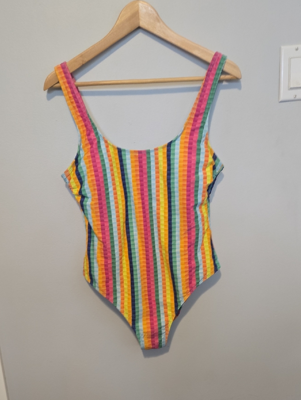 NOBO Bright Shimmer Stripes One Piece Swimsuit